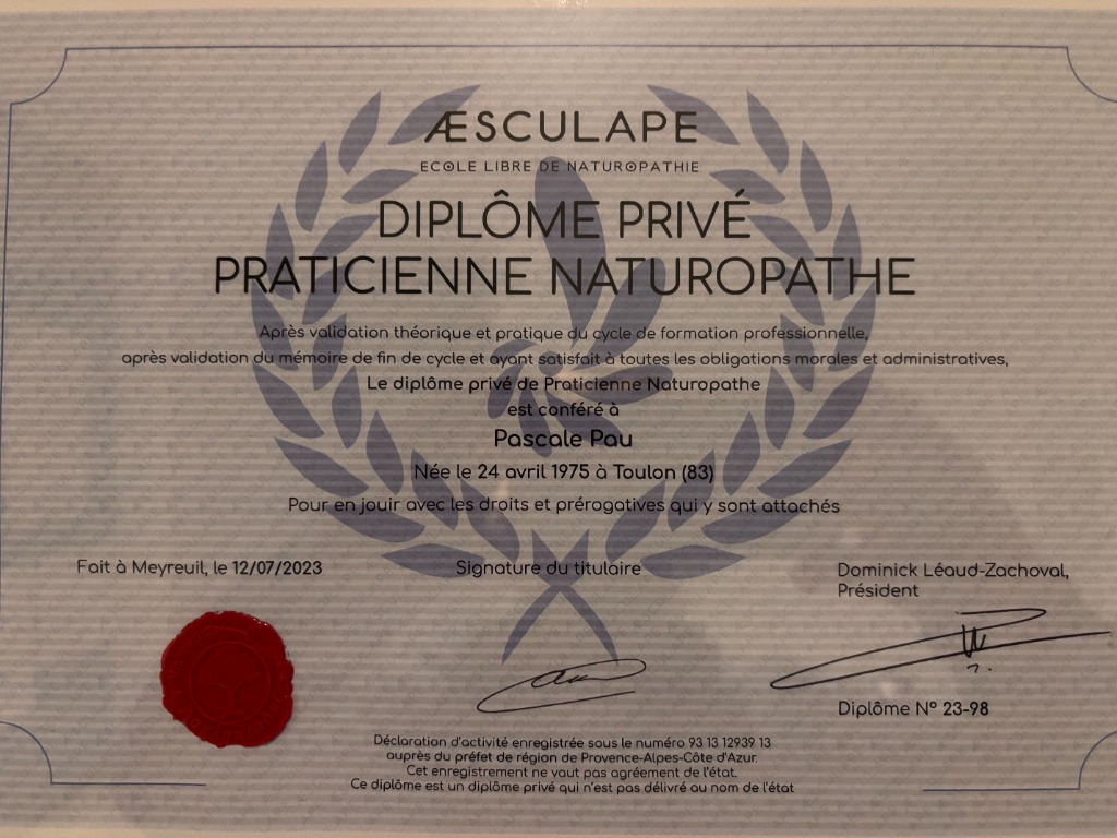 photo diplome Pascale PAU