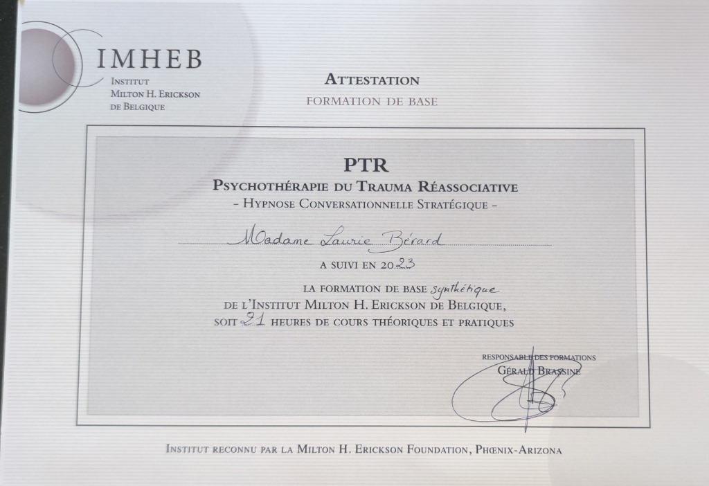 photo diplome Transe Nature