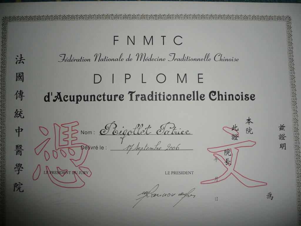 photo diplome Patrice RIGOLLET 