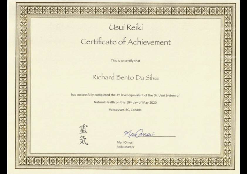 photo diplome Richard Bento