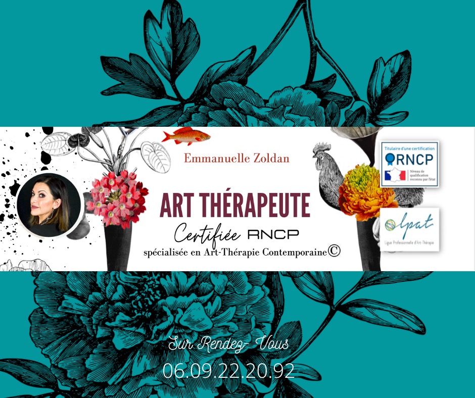 photo seance Emmanuelle Zoldan Art- Thérapeute certifiée RNCP