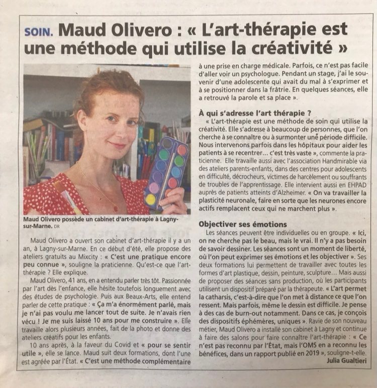 photo portrait Maud Olivero