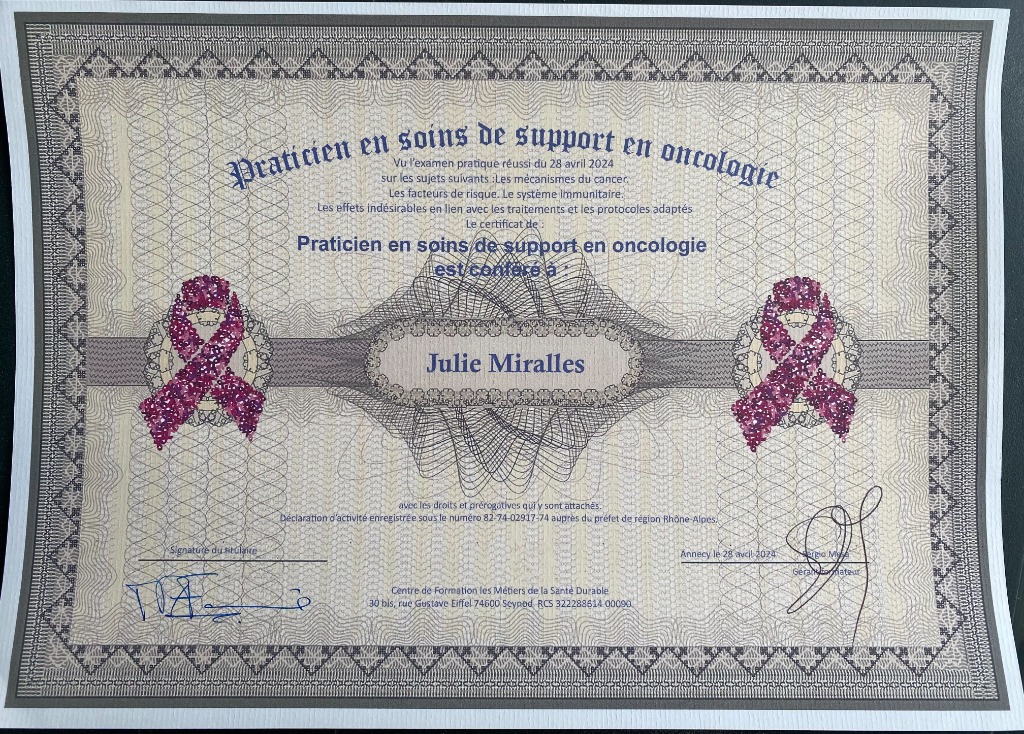 photo activite Julie MIRALLES-FOMINE