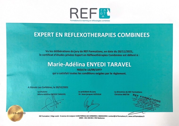 photo diplome ENYEDI TARAVEL