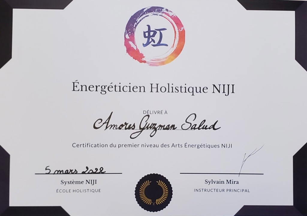 photo diplome Amores Salud