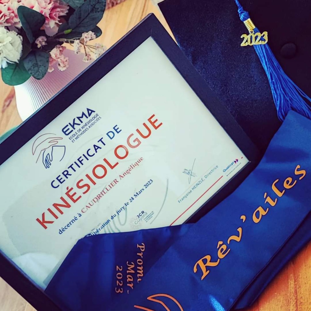 photo diplome Angelique CAUDRILLIER