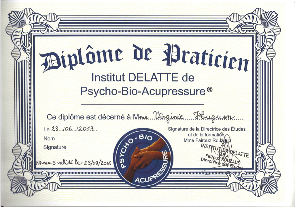 photo diplome Virginie Huguon