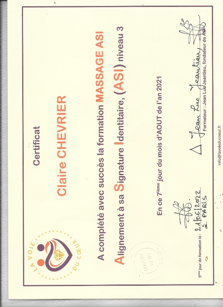 photo diplome Claire Chevrier