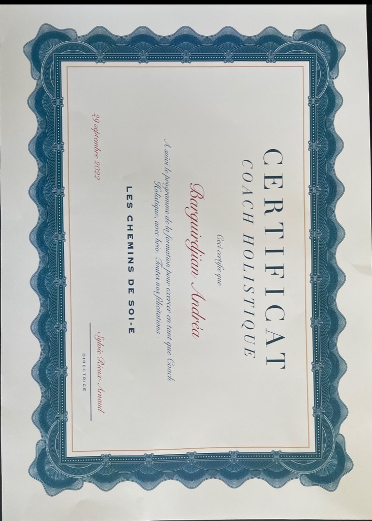 photo diplome Andrea BARGUIRDJIAN