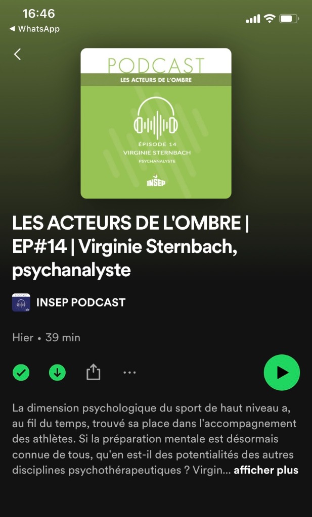 photo seance Virginie STERNBACH