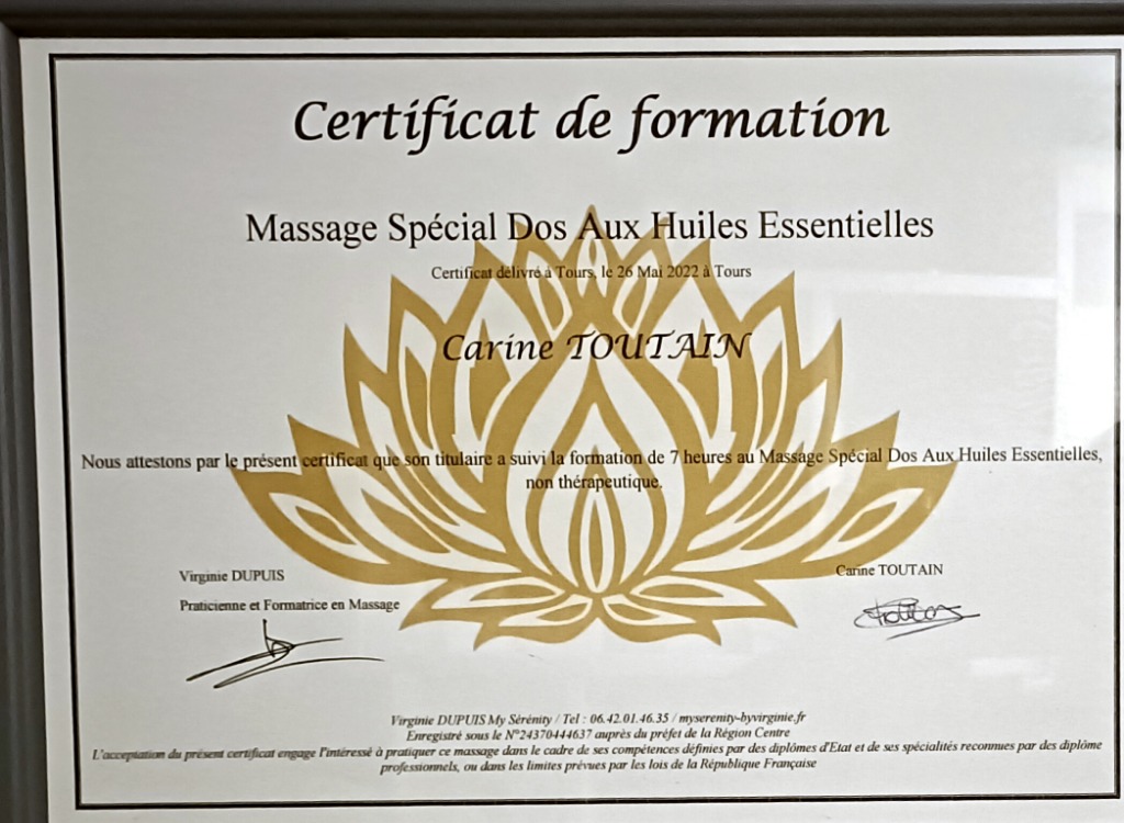 photo diplome Esthética à votre service