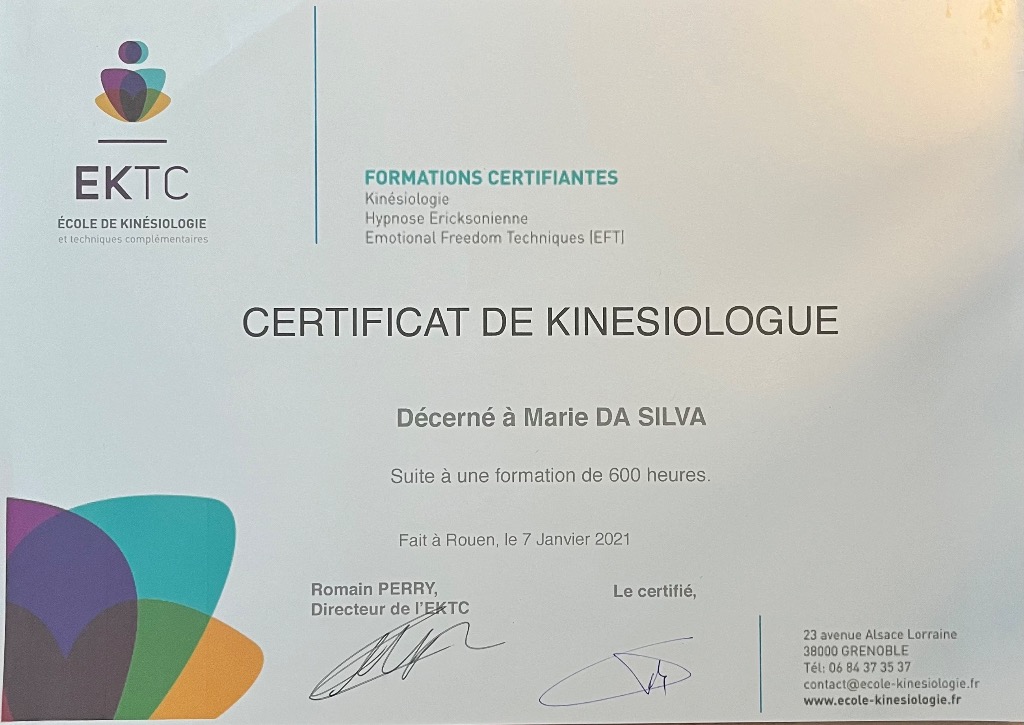 photo diplome Marie Da Silva 