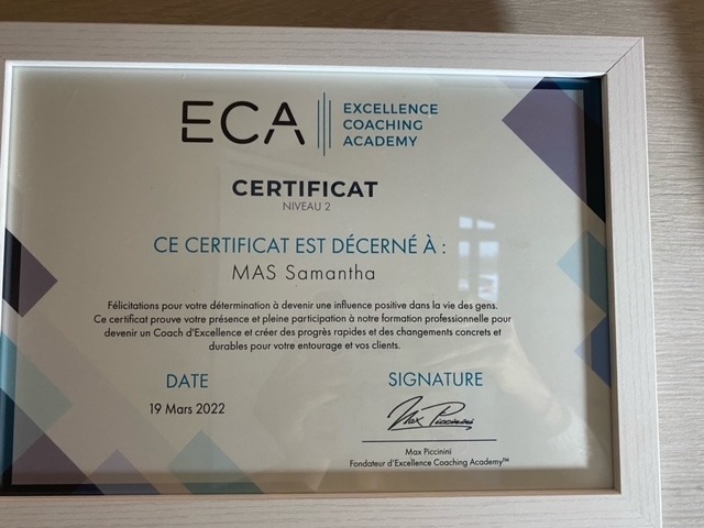 photo diplome Samantha Mas