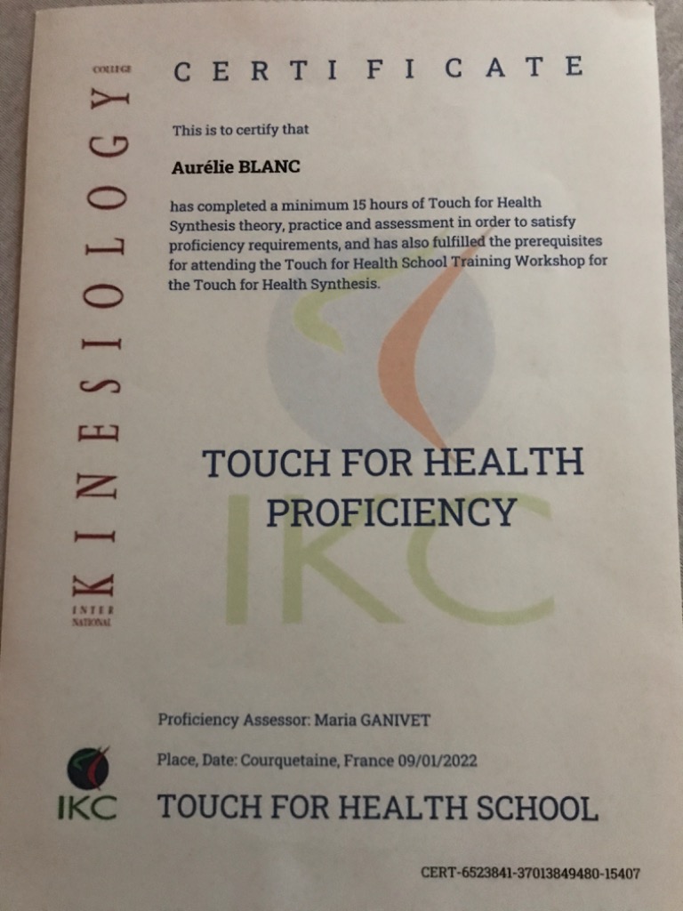 photo diplome Aurélie Blanc