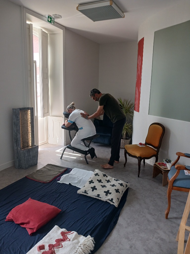 photo seance Bien être shiatsu 