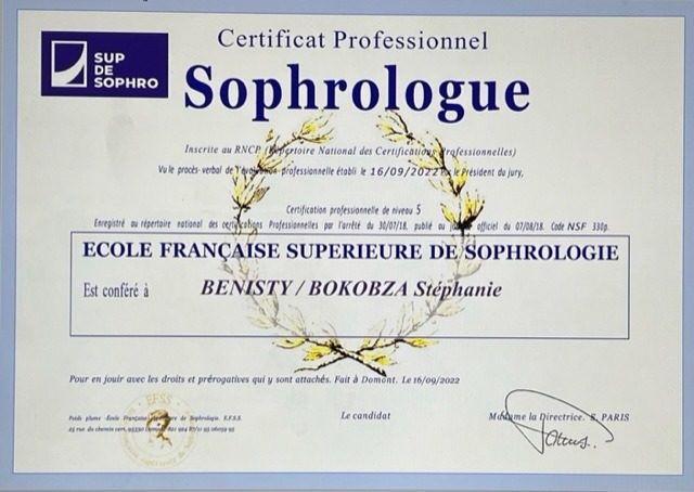 photo diplome Stephanie Benisty