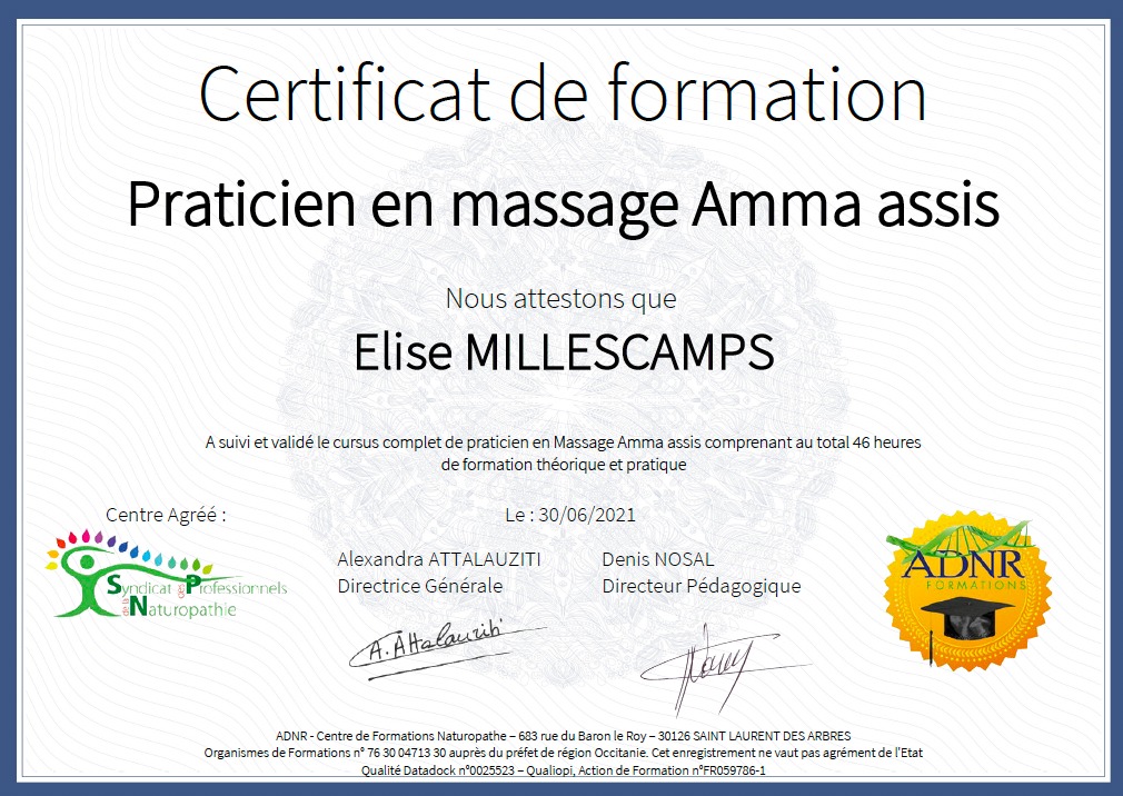 photo activite Elise