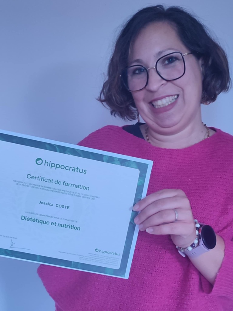 photo diplome Jessica Coste