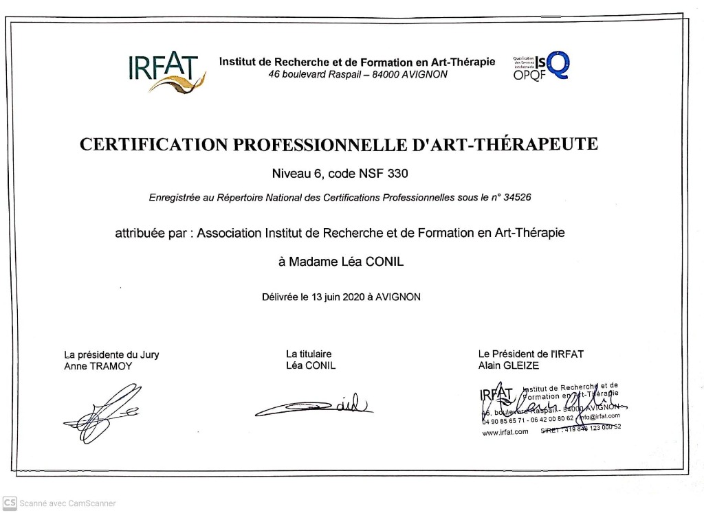 photo diplome Léa Conil