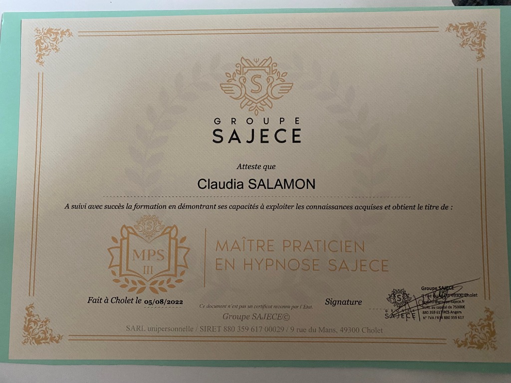 photo diplome Claudia Salamon