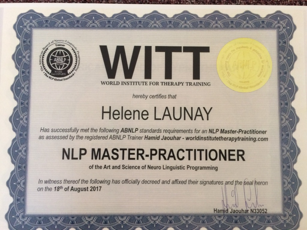 photo diplome HELENE SOLANGE RUSSO