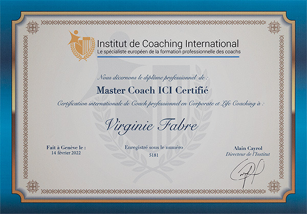 photo diplome Virginie FABRE