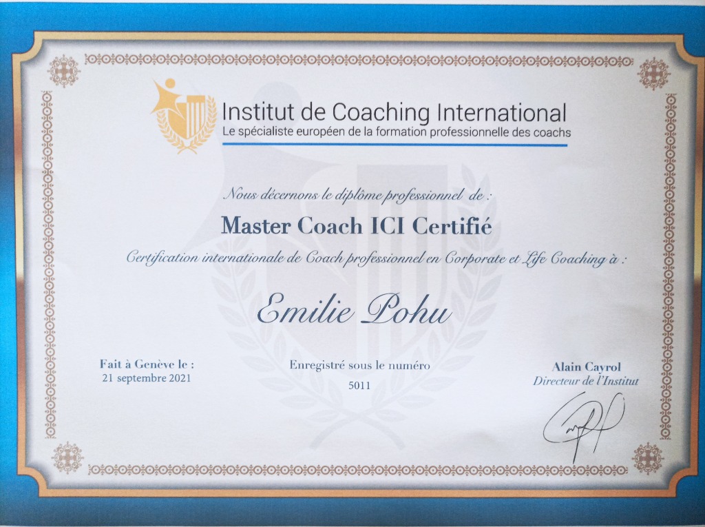 photo diplome Emilie Pohu Institut Safari