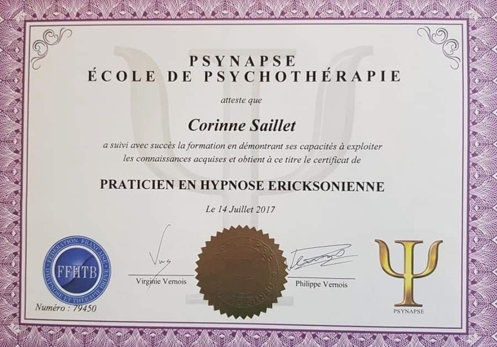 photo diplome Corinne SAILLET