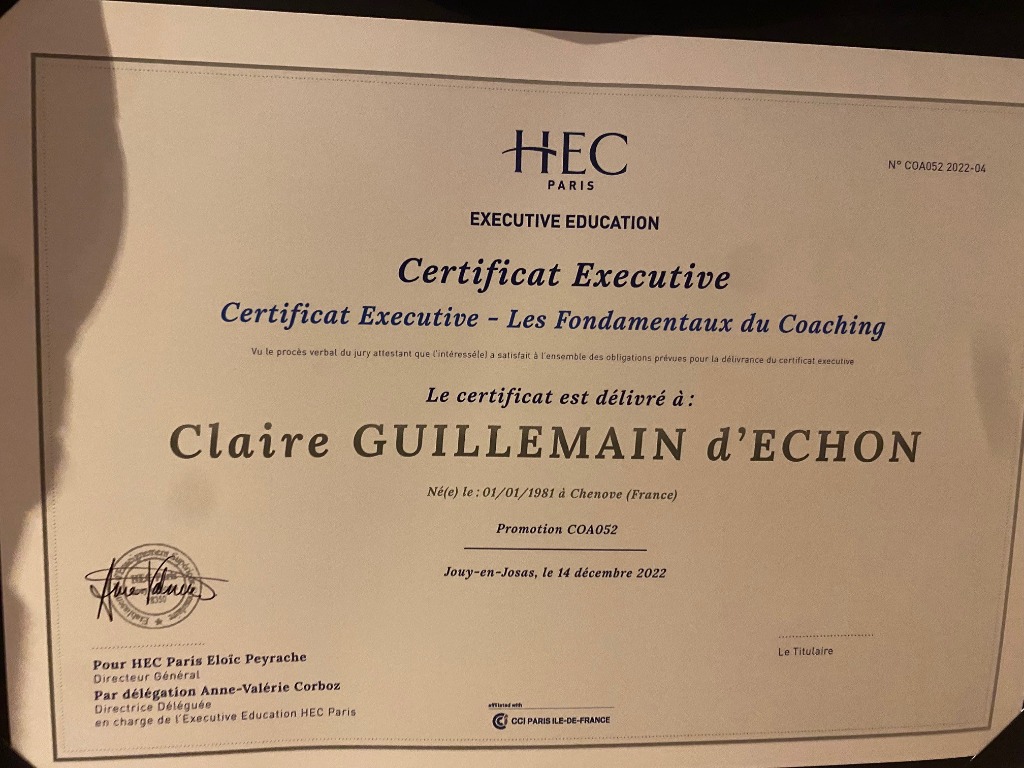 photo diplome Claire Guillemain