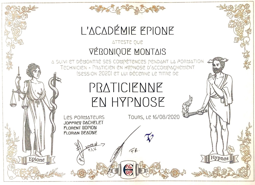 photo diplome MONTAIS Véronique