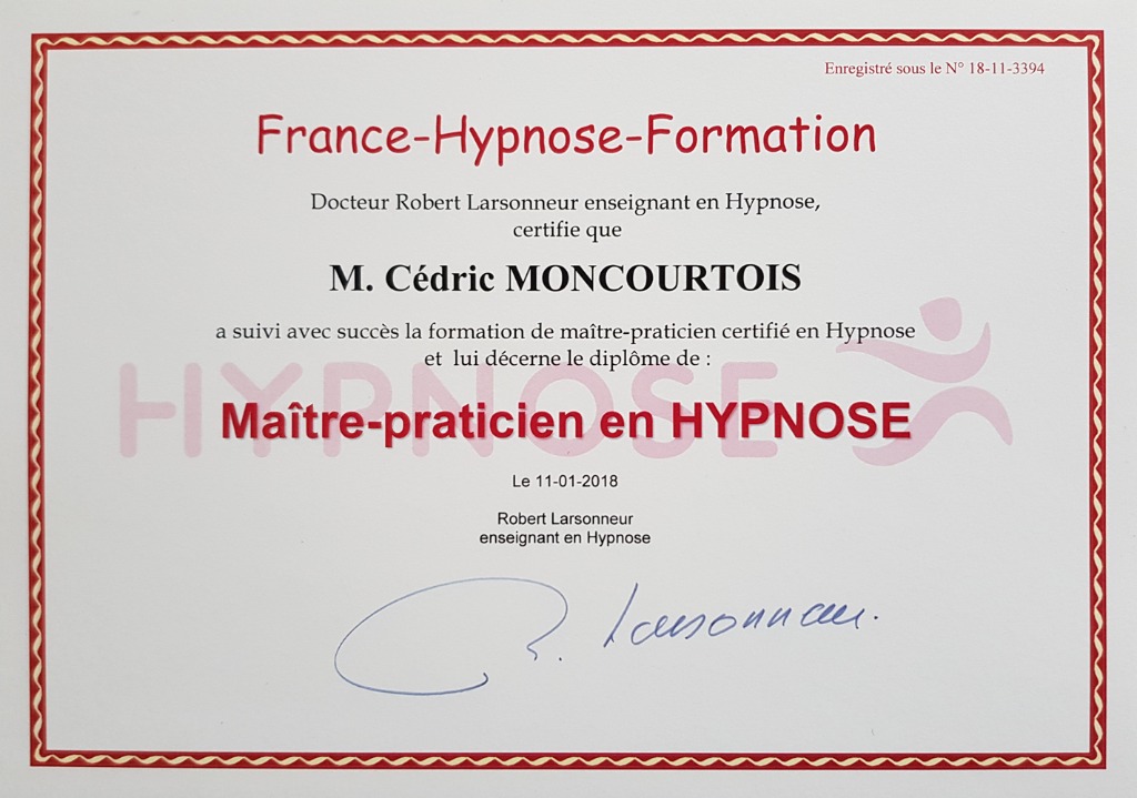 photo diplome Cedric moncourtois