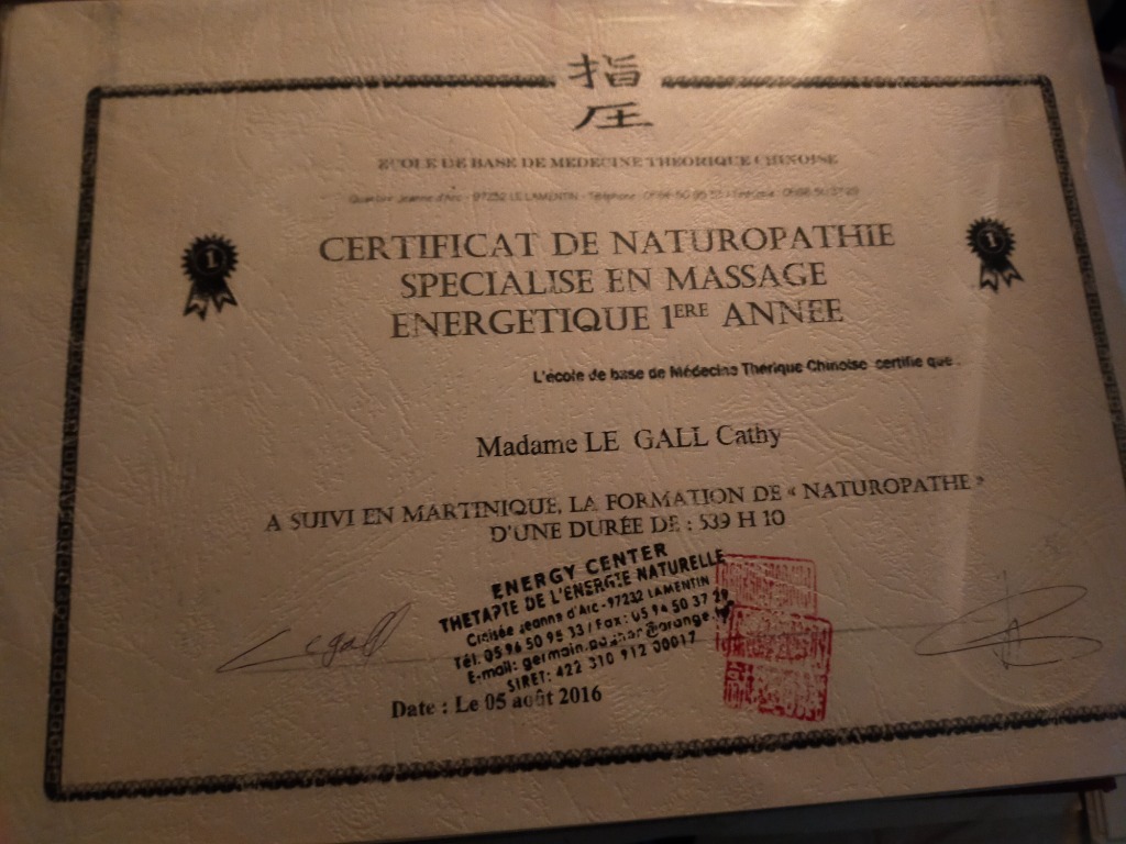 photo diplome Cathy Le Gall