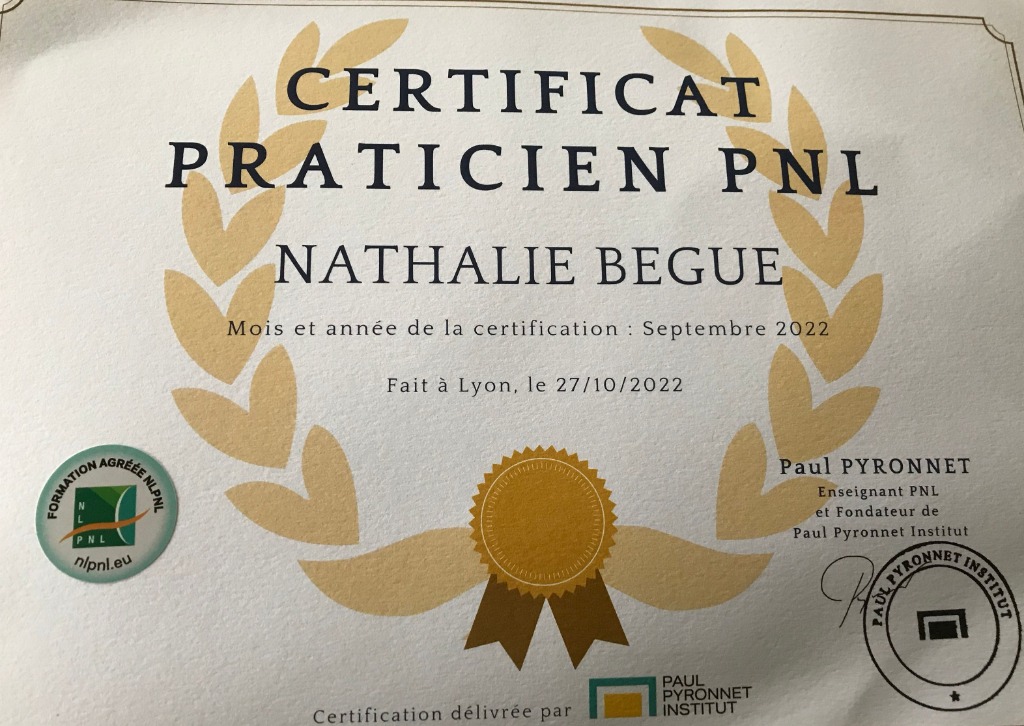 photo diplome Nathalie Begue