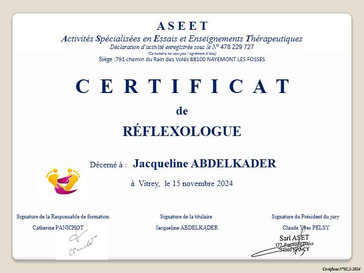 photo diplome JK Line Corps & Sens 