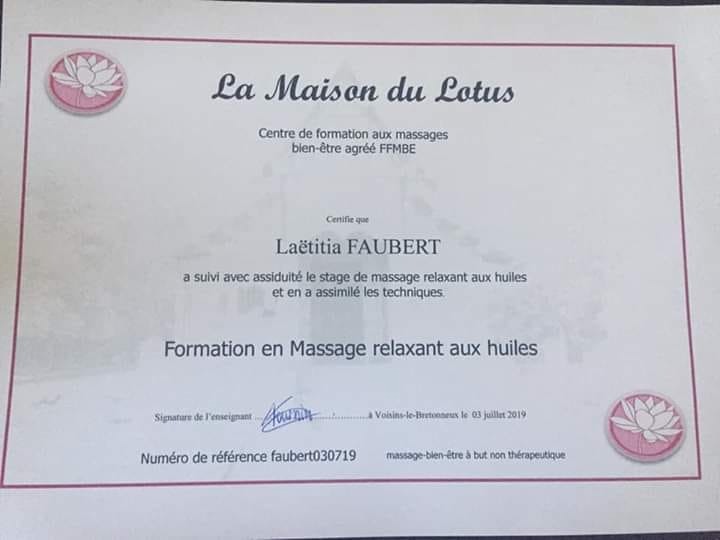 photo diplome Bien-être Soi