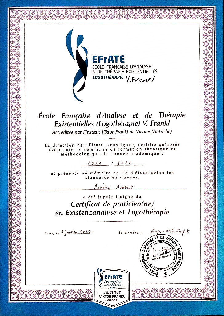 photo diplome Aurélie AMBERT