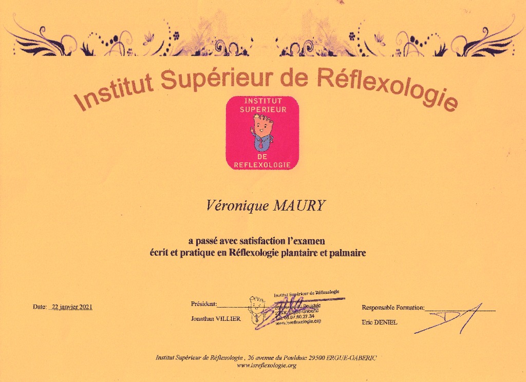 photo diplome Véronique Maury