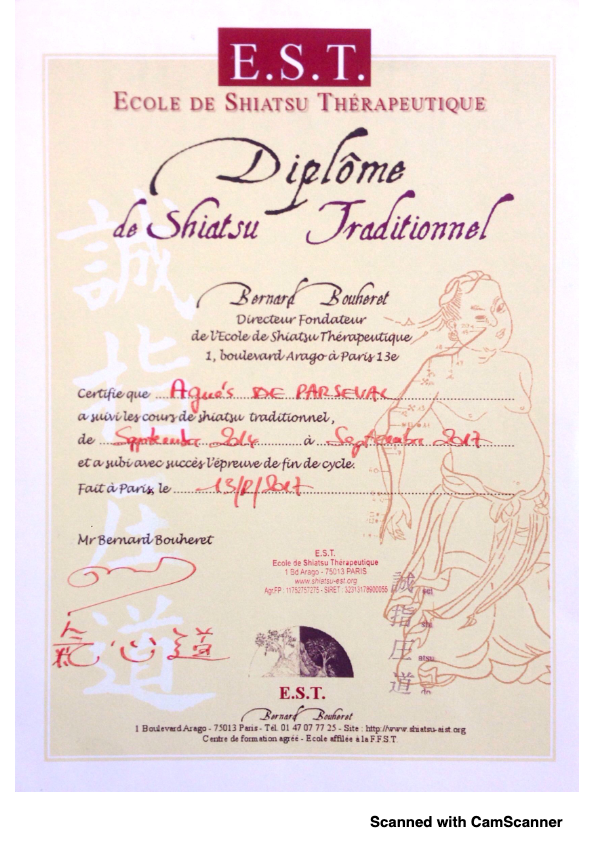 photo diplome Agnès de Parseval