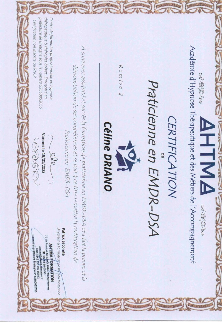 photo diplome Céline SPENCER