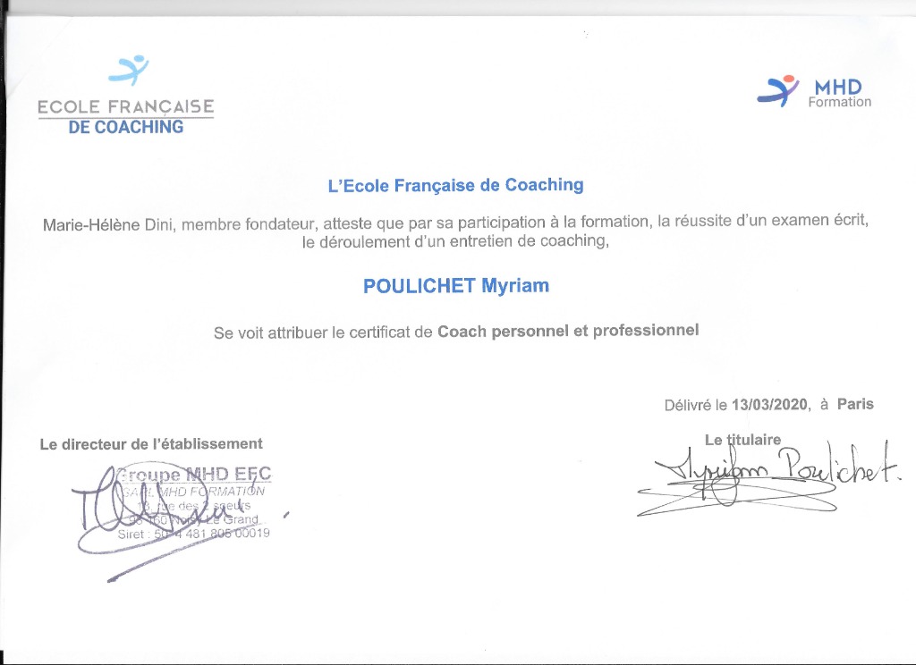 photo diplome Aux commandes de ma vie 