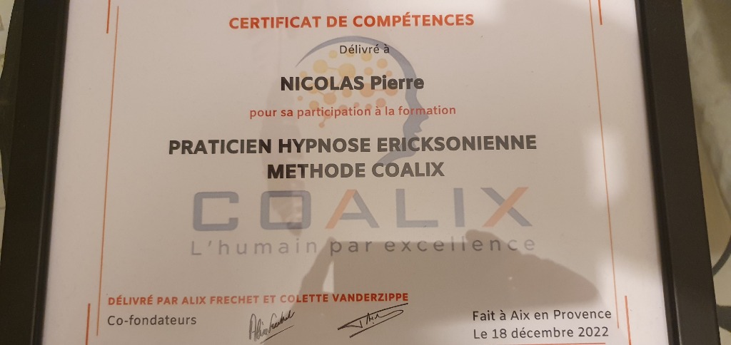 photo diplome Pierre NICOLAS