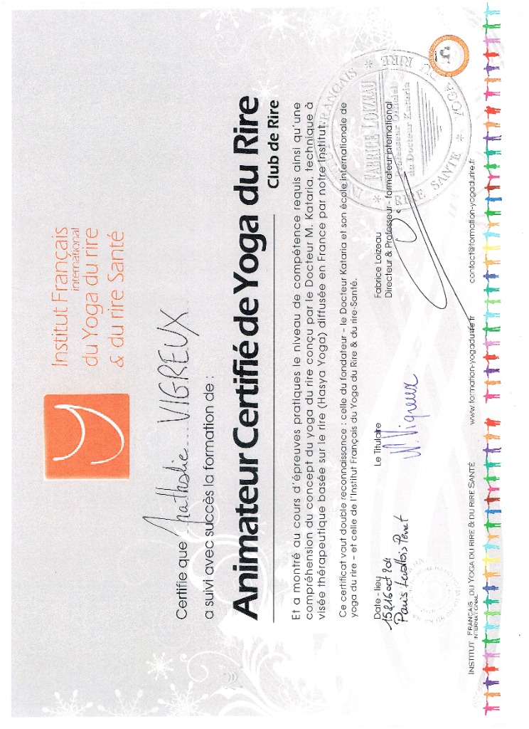 photo diplome Nathalie Vigreux