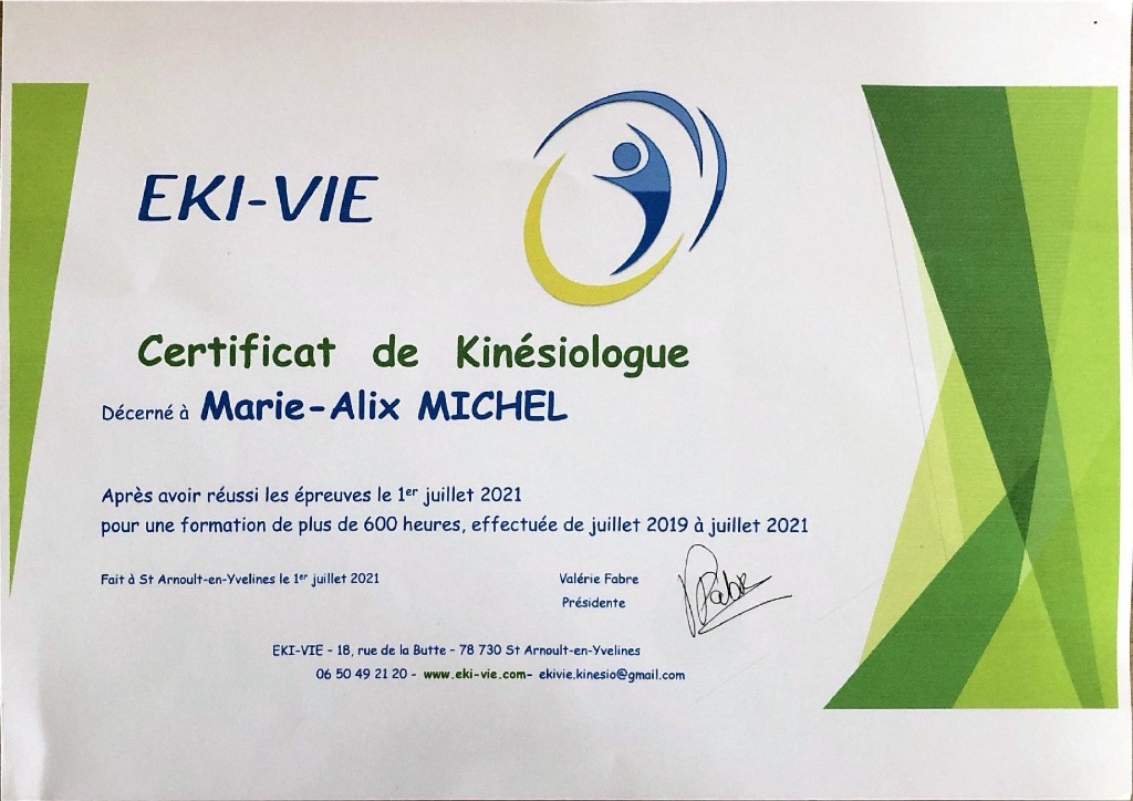 photo diplome Marie-Alix MICHEL