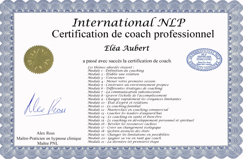 photo diplome Eléa Aubert