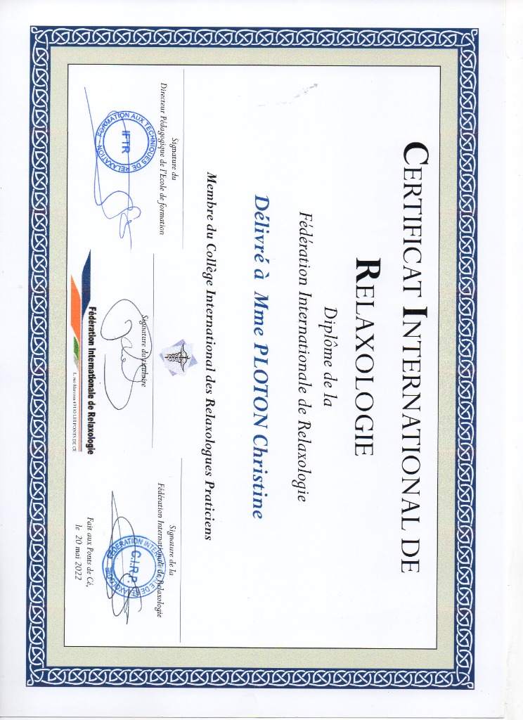 photo diplome CHRISTINE PLOTON