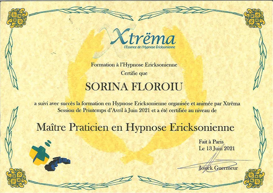 photo diplome Sorina Floroiu