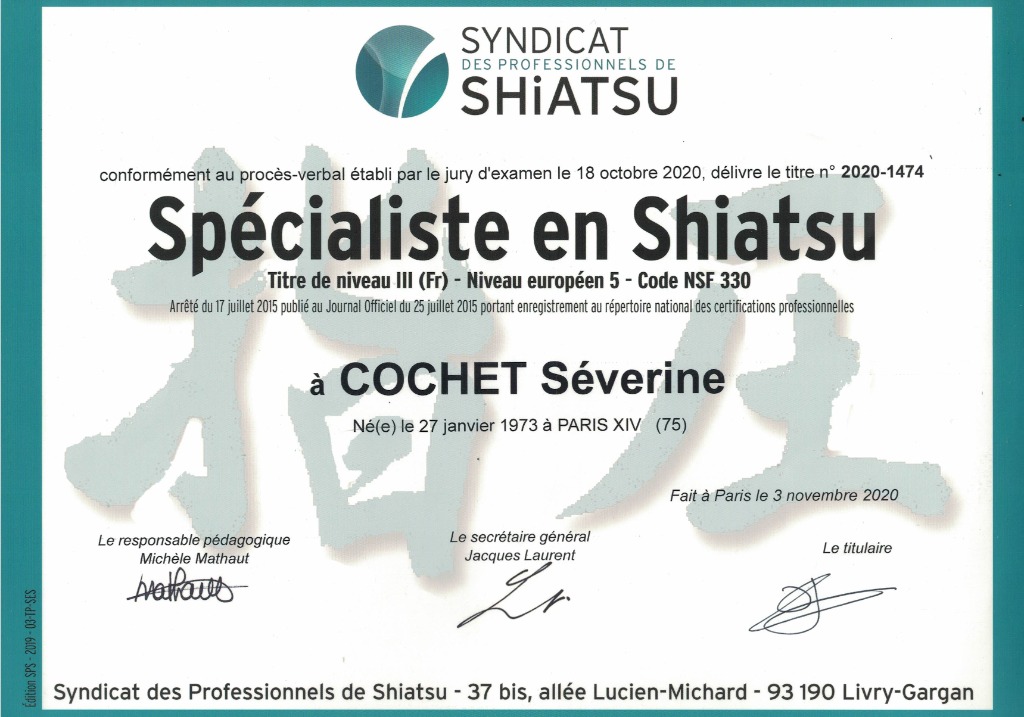 photo diplome SEVERINE GAILLARD