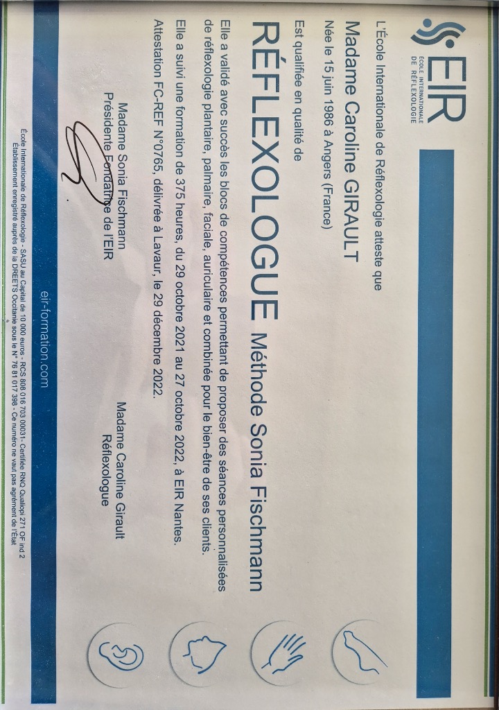 photo diplome Caroline Girault 