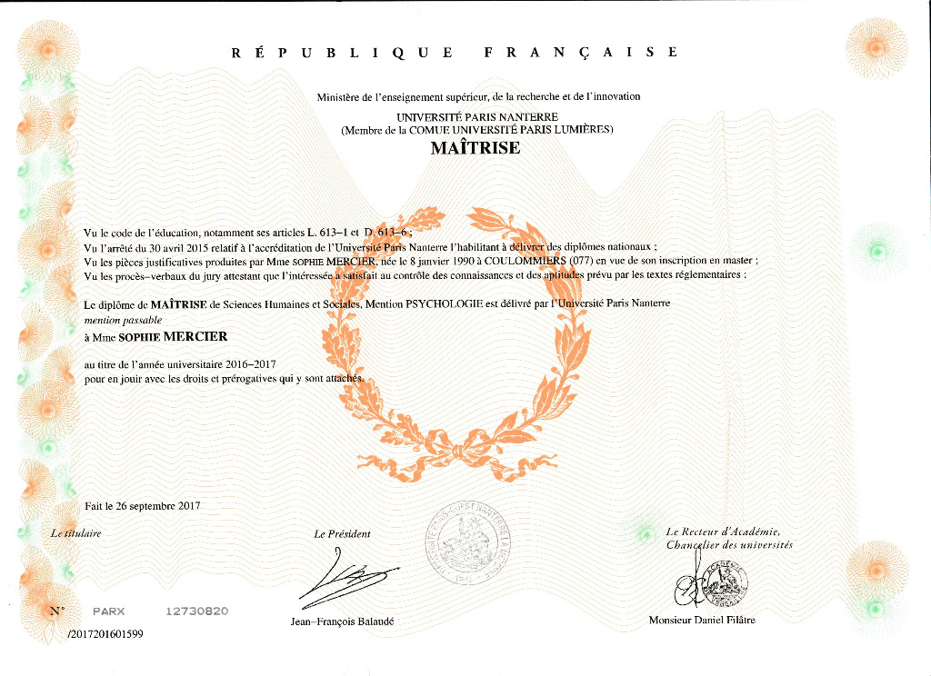 photo diplome Mercier