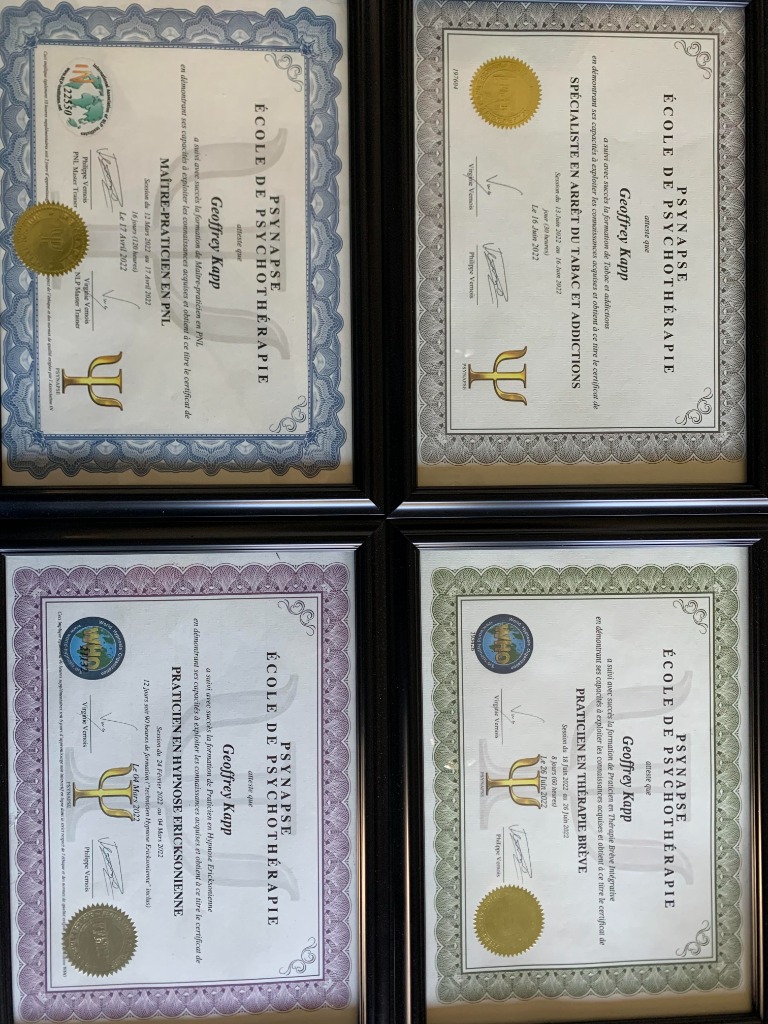 photo diplome Geoffrey Kapp